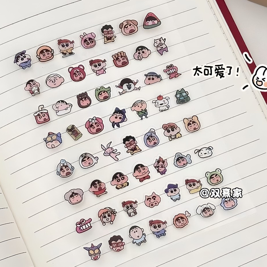 56ชิ้นเครยอนชินจังสติ๊กเกอร์ญี่ปุ่นการ์ตูนเล็บสติ๊กเกอร์สติ๊กเกอร์น่ารักทําเองคู่มือวัสดุสติ๊กเกอร์ปิดผนึกสติ๊กเกอร์แล็ปท็อปกันน้ําสเก็ตบอร์ดตู้เย็นไอแพดถ้วยน้ําร้อนถ้วยกรณีโทรศัพท์ตกแ