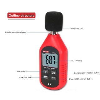 แท้ ส่งจากไทย UNI-T UT353 UT353BT เครื่องวัดความดังเสียง วัดเดซิเบล วัดความดัง เดซิเบล วัดเสียง