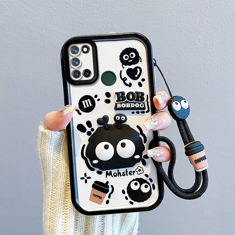 เคส realme c17 สติกเกอร์ตุ๊กตาเคสโทรศัพท์สําหรับ realme 7i case