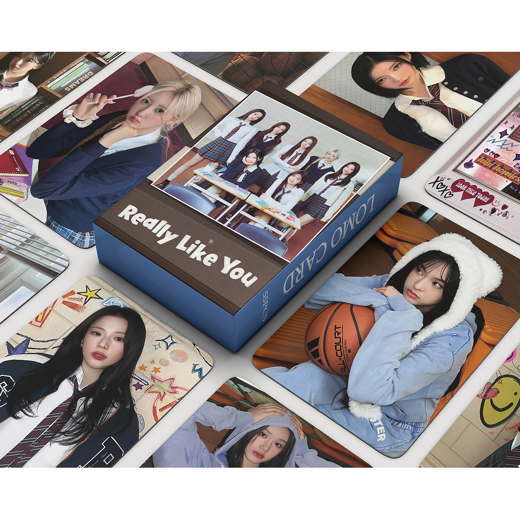 55 ชิ้น BM FANCLUB HELLO MONSTIEZ การ์ด Lomo REALLY LIKE YOU DRIP Love In My Heart BABYMONS7ER Photocards AHYEON Asa Chiquita Parita Haram Rora Ruka โปสการ์ด