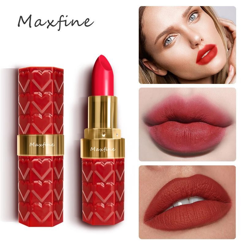 Am-azที่ขายดีที่สุด 18-color Matte Lipstick – Waterproof & Kiss-Proof