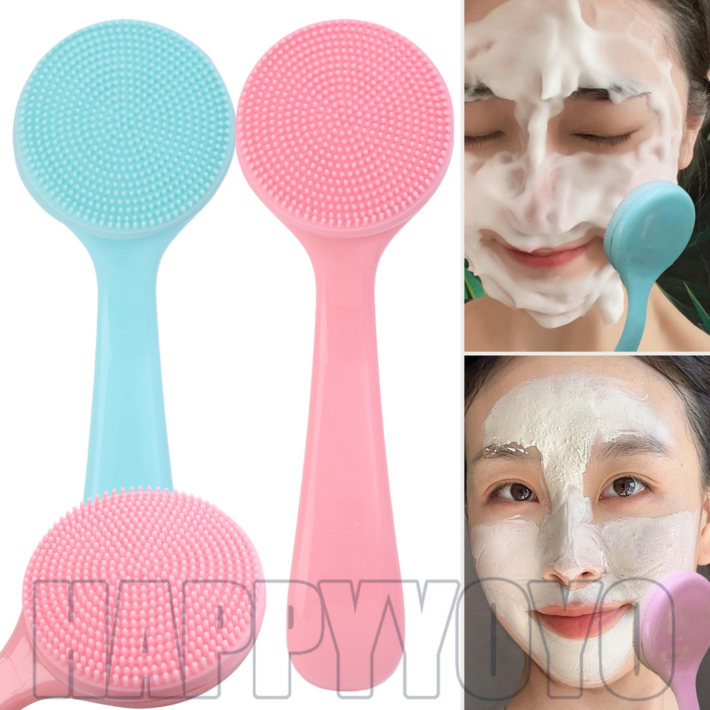 [ราคาขายส่ง] ลบสิวหัวดําขัดผิวแปรงทําความสะอาดนวดหน้า- ซิลิโคนอ่อนนุ่มทําความสะอาดรูขุมขนลึก- แปรงทําความสะอาดใบหน้าหัวกลมความงามเครื่องมือดูแลผิว