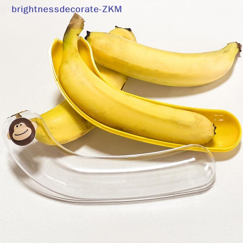 [ความสดใส] กล่องเก็บกล้วยแบบพกพาสําหรับเด็ก 1 ชิ้น กล่องเก็บผลไม้แบบบีบได้ ตู้เย็น คมชัดยิ่งขึ้น กล่องเก็บผลไม้กลางแจ้งที่วาง [ไทย]
