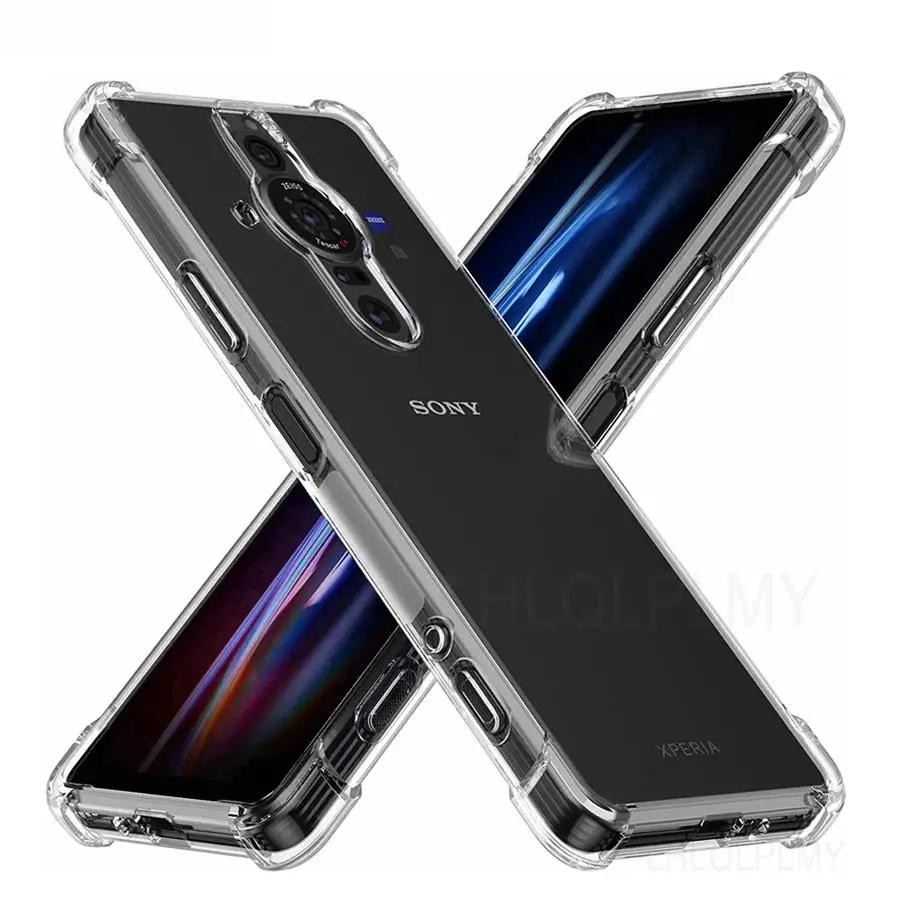 เคสโทรศัพท์ซิลิโคนกันกระแทกสําหรับฝาครอบป้องกัน Sony Xperia Pro-I