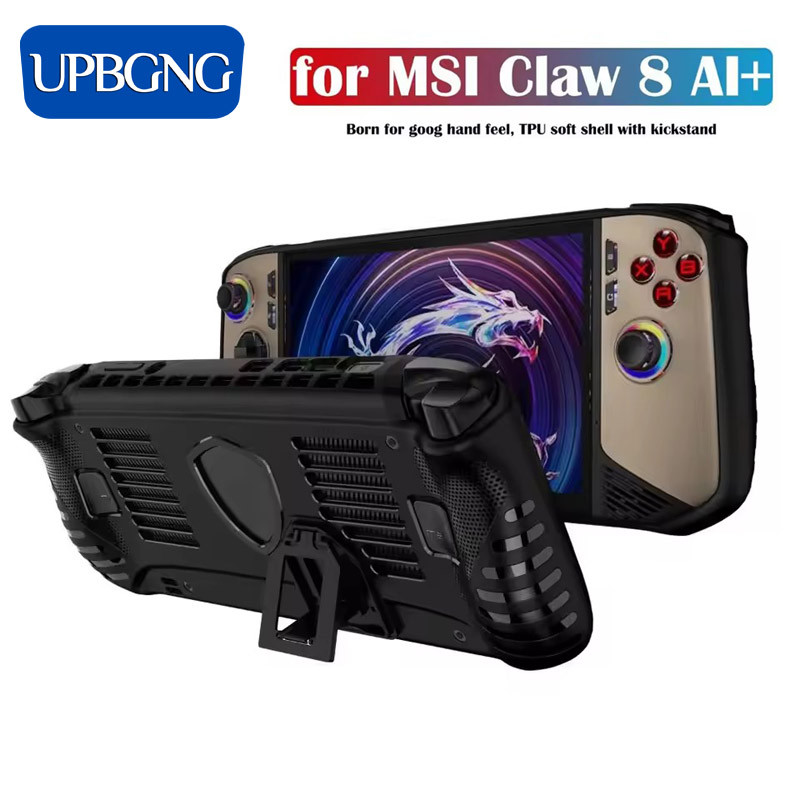 พร้อมขาตั้งมือถือสําหรับ Claw 8 AI + นุ่มกันกระแทกฝาครอบป้องกัน Anti Slip Ergonomic สําหรับ MSI Claw