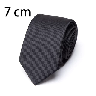 Mens Tie 8 ซม.7 ซม.6 ซม.คลาสสิกสีดํา Slim Ties สําหรับชายอุปกรณ์เสริมเนคไท