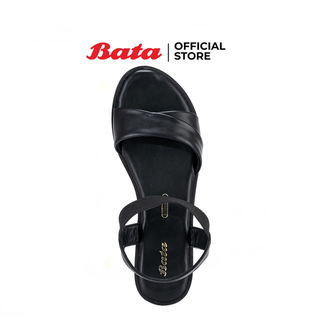 Bata บาจา รองเท้าแตะแฟชั่น รัดส้น สวมใส่ง่าย น้ำหนักเบา สำหรับผู้หญิง รุ่น ALESA สีดำ 5316104 สีทอง 5318104