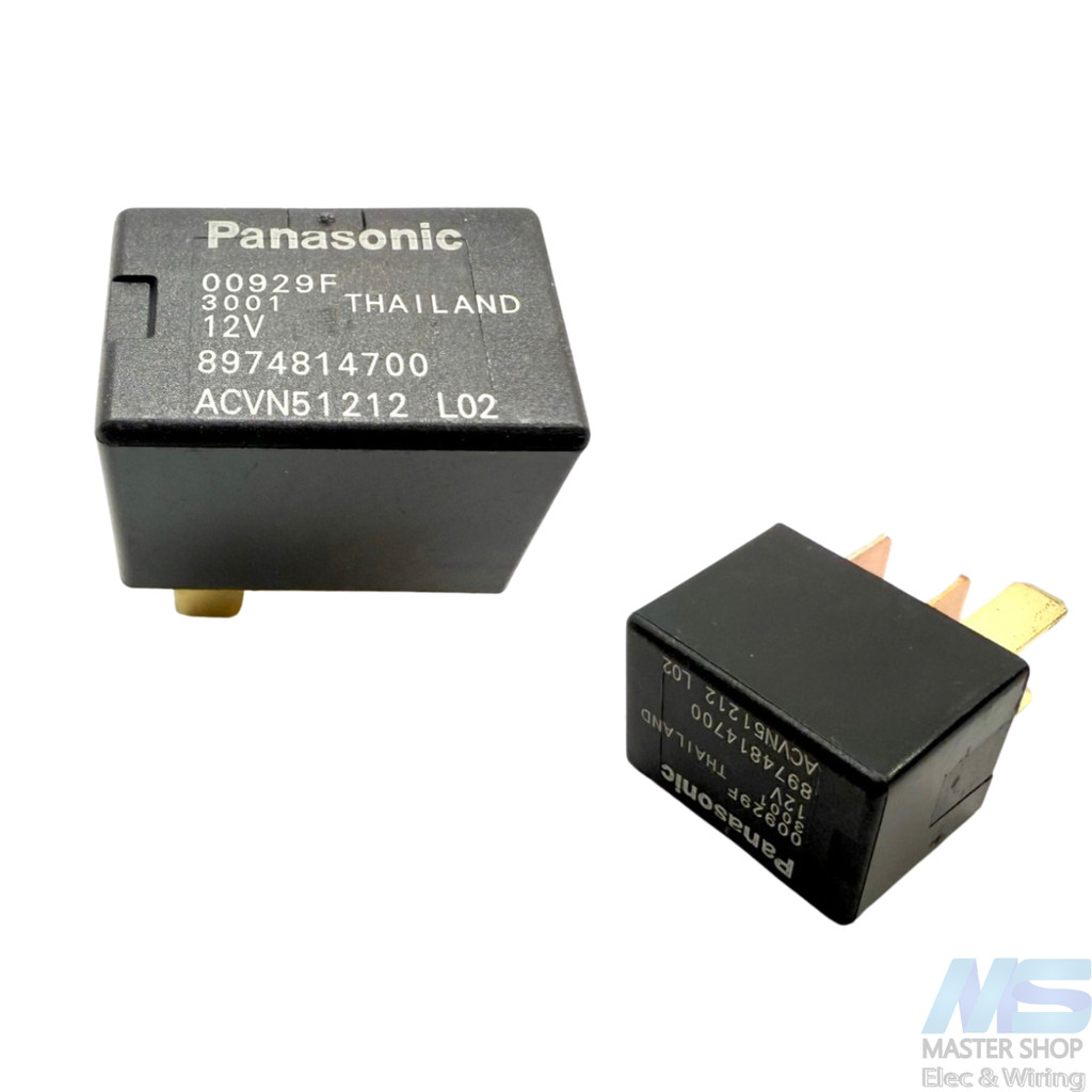 รีเลย์ 12V  พารา  สำหรับ  รถยนต์/มอเตอร์ไซด์  4 ขา