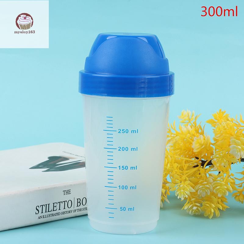 Myoloy 300ml Shaker Bottle Creative Milkshake โปรตีนผงผสมขวด Shake Cup TH
