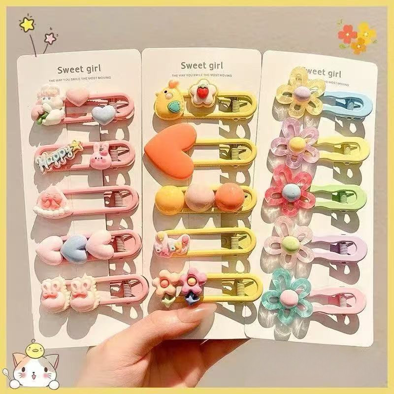 2025 กิ๊บติดผมดอกไม้หวานคลิปหน้าม้าเครื่องประดับผมน่ารัก