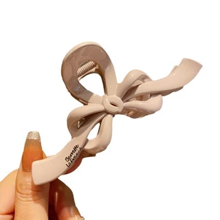 2025 High-End Feel Bow Grab Clip กิ๊บติดผมฉลามหญิง
