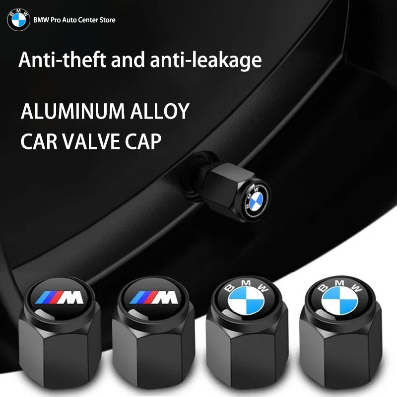 4 ชิ้น/เซ็ตล้อยางวาล์ว Air Stem Cap สําหรับ BMW M Performance E36 E46 E90 E60 F10 F30 E39 F20 E87 E9