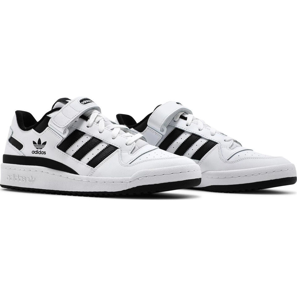 Adidas forum low cloud สีขาว คอร์แบล็ก - FY7757