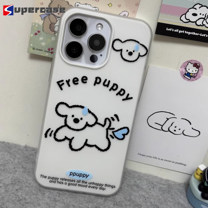 สายน่ารักลูกสุนัขเคสโทรศัพท์สําหรับ Xiaomi 15 Pro 14 13 12X 12S Poco X6 X5 X4 GT M4 F6 F5 F3 Civi 4 