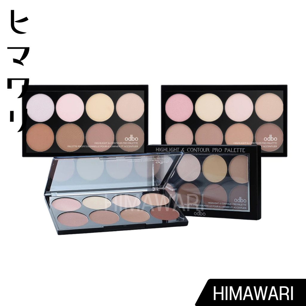 Odbo โอดีบีโอ ไฮไลท์ แอนด์ คอนทัวร์ โปร พาเลท OD138