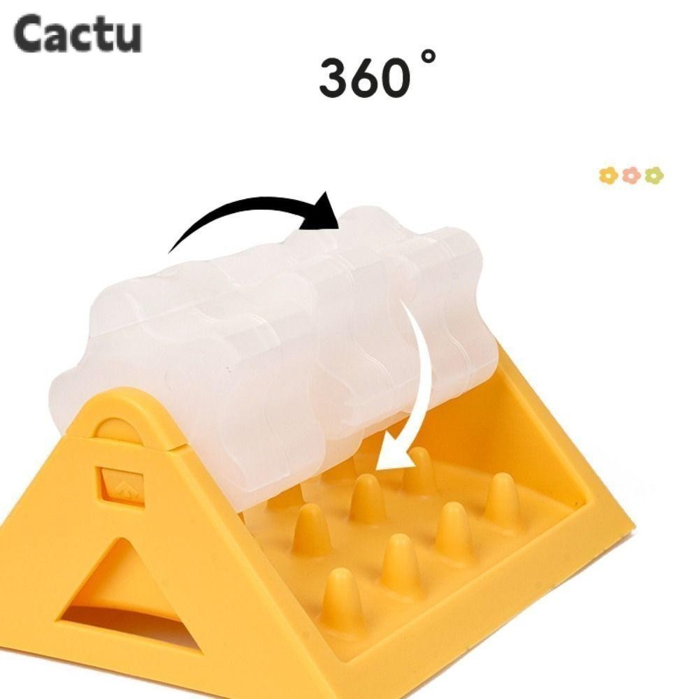 Cactu Pet Puzzle Feeder, ปรับหมุนช้า Feeder ของเล่นอาหาร,ตลกให้อาหารของเล่นสําหรับสุนัขแมวการฝึกอบรม Interactive