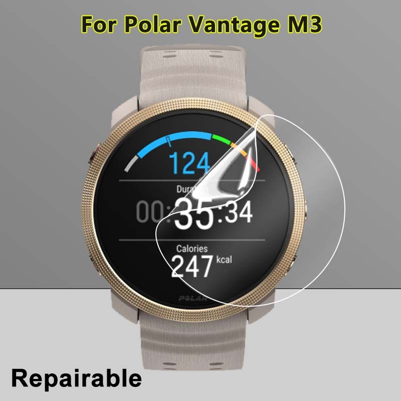 Polar Vantage M3 นาฬิกาสมาร์ทวอทช์ GPS หน้าจอ AMOLED 1.28 นิ้ว