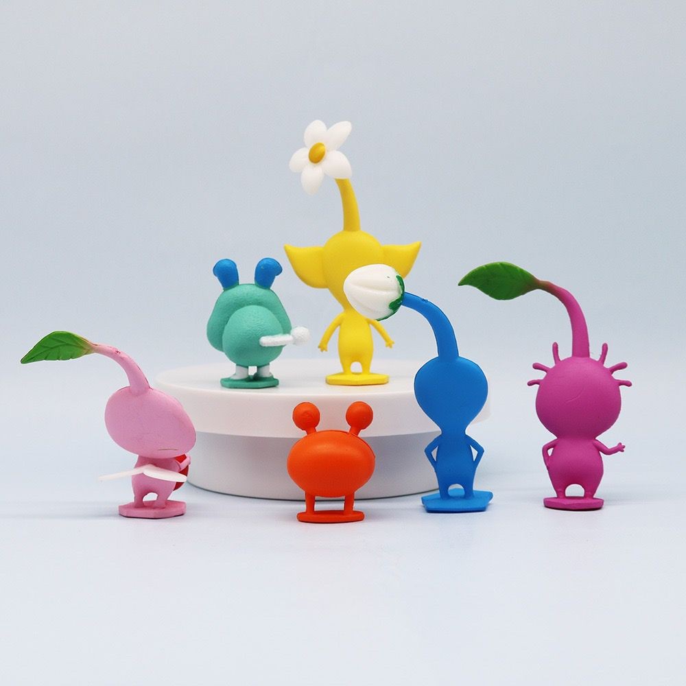 พร้อมสต็อกรูปแบบใหม่ pikmin รูป pikmin ตุ๊กตาน่ารักตุ๊กตาตกแต่งของเล่นเกม 8 กระเป๋าตุ๊กตา
