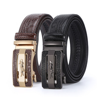 Eershenshi Youth Casual Mens Crocodile Belt Alloy Comfort Cl…