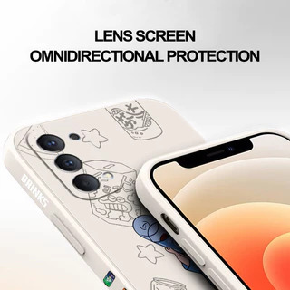เคส Oppo Reno4 Oppo Reno5 Reno6 Z 5G Reno2 F Reno 4 Reno 5 6 Z 2 F Reno 2F tpu ฟรีเชือกเส้นเล็กแฟชั่นเคสโทรศัพท์แบบนิ่ม KCXX