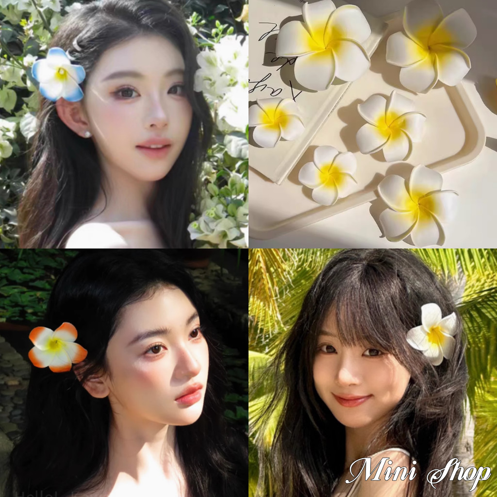 Mini shop🌸พร้อมส่ง🌸(VO-12) จากไทย 1ชิ้น กิ๊ฟดอกลีลาวดีปลอม ดอกไม้ตกแต่งดอกลีลาวดี ลีลาวดีลอยน้า ดอกไม้ปลอม