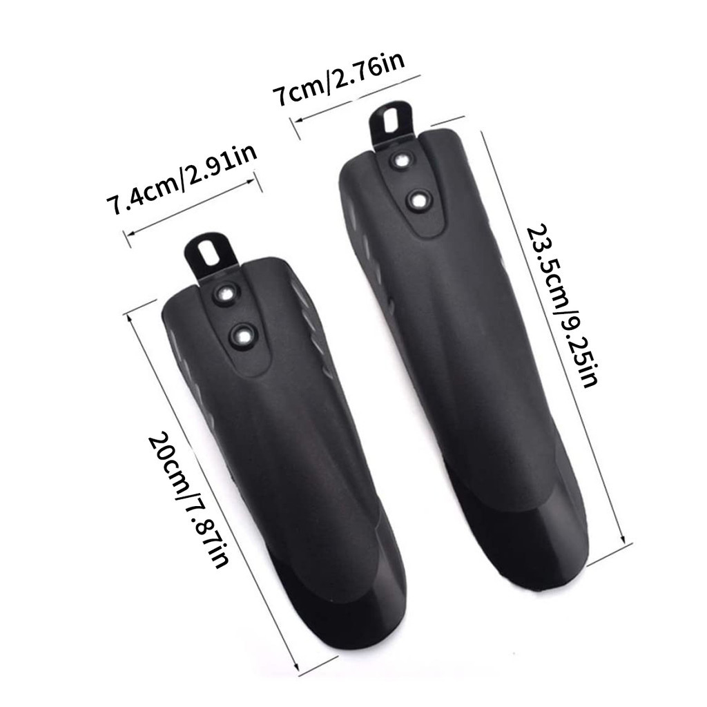 [YUE]1 คู่จักรยานเด็ก Mudguards PVC พลาสติกด้านหน้าและด้านหลัง Fender Kit PVC Mudguards พร้อมสกรู ราคา ถูกที่สุด ดีลบีเคเค แกลเลอรีภาพที่ 9