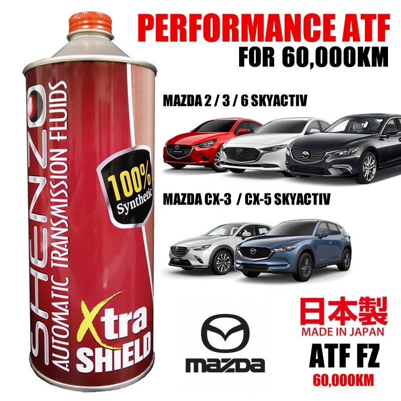 (Sabah/Sarawak) ATF Mazda Skyactiv 2 / 3 / 6 / CX3 / CX5 Gear 0il Shenzo Racing 0il ประสิทธิภาพสูง A