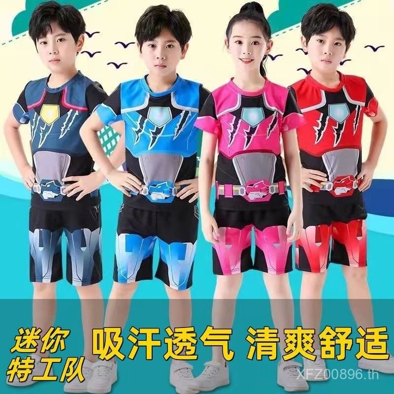 ชุดคอสเพลย์สำหรับเด็ก หน้ากากไดโนเสาร์ พาวเวอร์เรนเจอร์ ซูเปอร์ลูซี่ x แซมมี่ OSHS