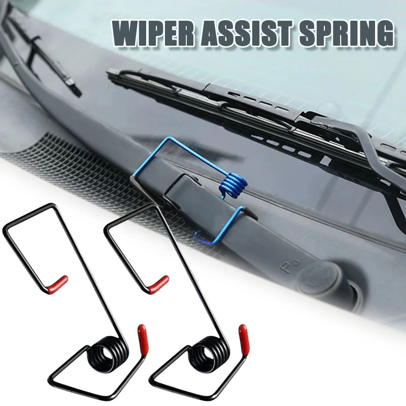 Universal Windshield Wiper Booster Spring Wiper Fastener ลดเสียงรบกวนและการสั่นสะเทือน Aniti Sratch ยาง Wiper Gripper