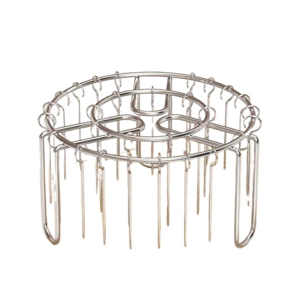 คอสซี่ ตะแกรงย่างแนวตั้ง, ตะแกรงสตริงที่ถอดออกได้ผู้ถือเสียบ, สแตนเลส 12/24/49เข็มอบสําหรับอุปกรณ์เสริมหม้อทอดอากาศ - รูปที่ 6