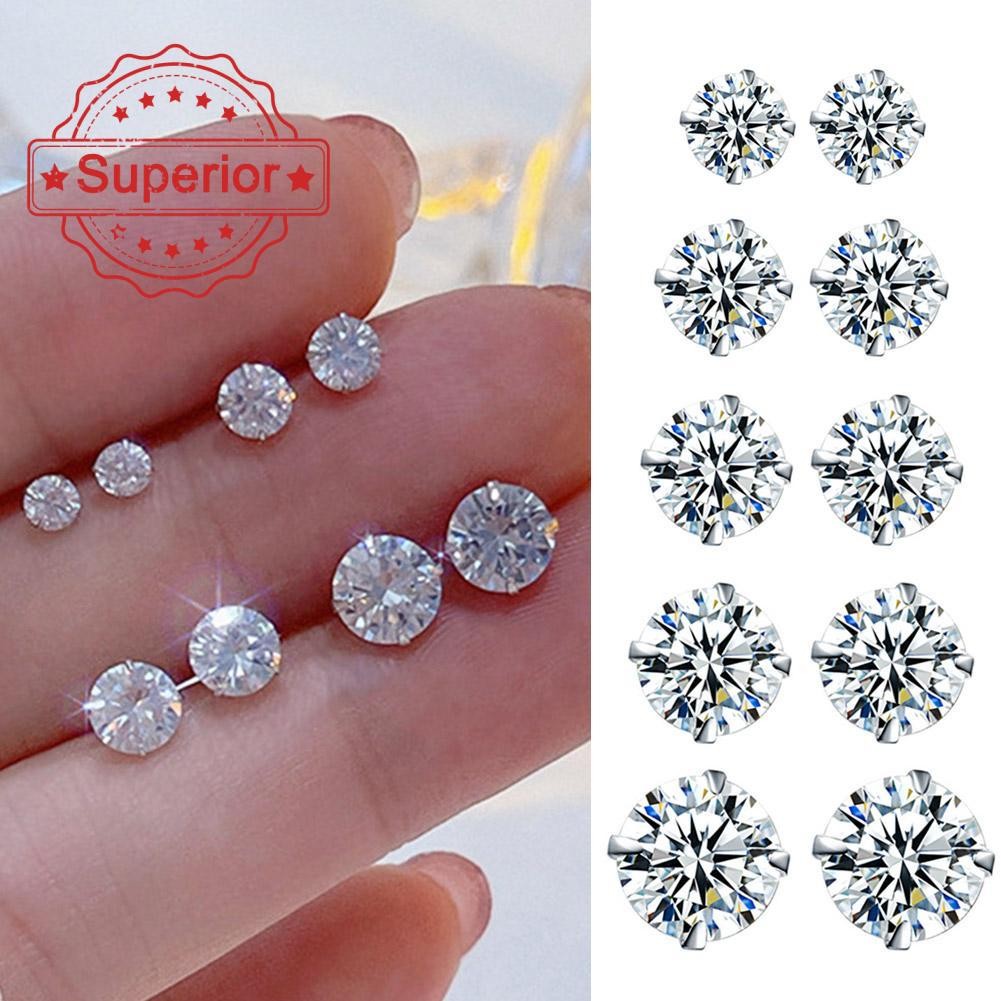 Bling-bling Stud Earing สําหรับผู้หญิงผู้ชายเข็มต่างหู Universal ต่างหู U4l4