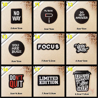 ☸ เกม. แผ่นแปะรีดร้อน Slang Art ตลก ☸ 1 ชิ้น DIY เย็บบนเหล็กบนป้ายแพทช์