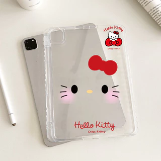 เคสสำหรับไอแพด มีที่ใส่ปากกา ใช้กับ Gen5/6/7/8/9/10 10.2 Air1/2/3/4/5/6 Mini 1/2/3/4/5 Por10.5/11 10.9 เคสใสแบบกันกระแทก