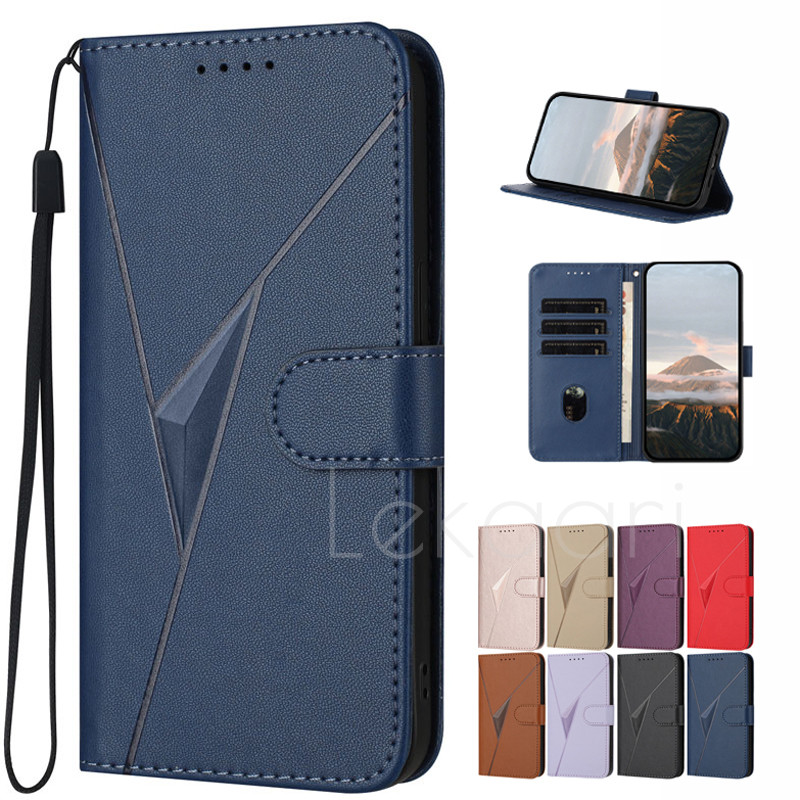 Creative หนัง TCL 50 XL 505 503 501 XE SE 40R 408 405 406 406s 40 NXTpaper 5G สามเหลี่ยมนูนกระเป๋าสต