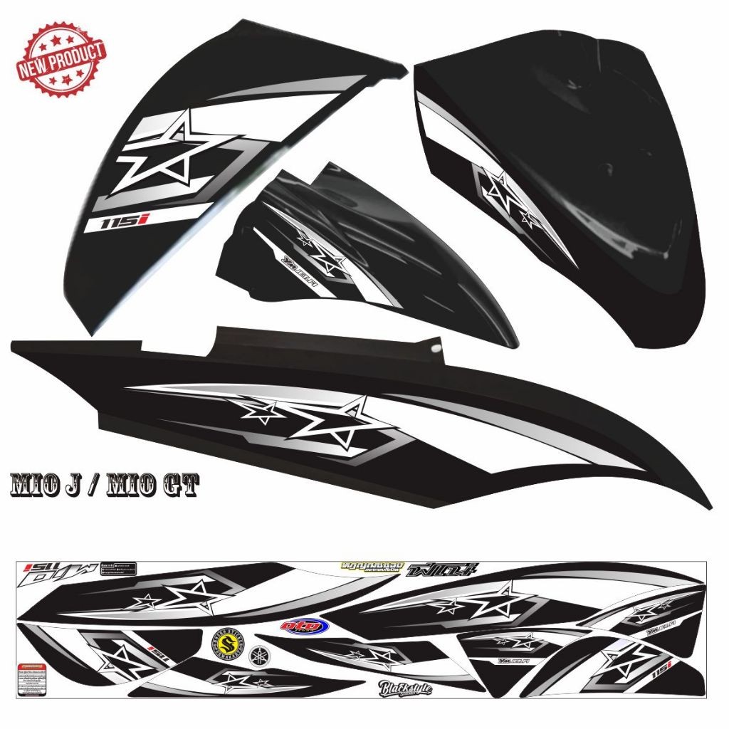 YAMAHA MIO J MOTORCYCLE STRIPING ใหม่ LIST สติ๊กเกอร์ V4 สําหรับมอเตอร์ไซค์