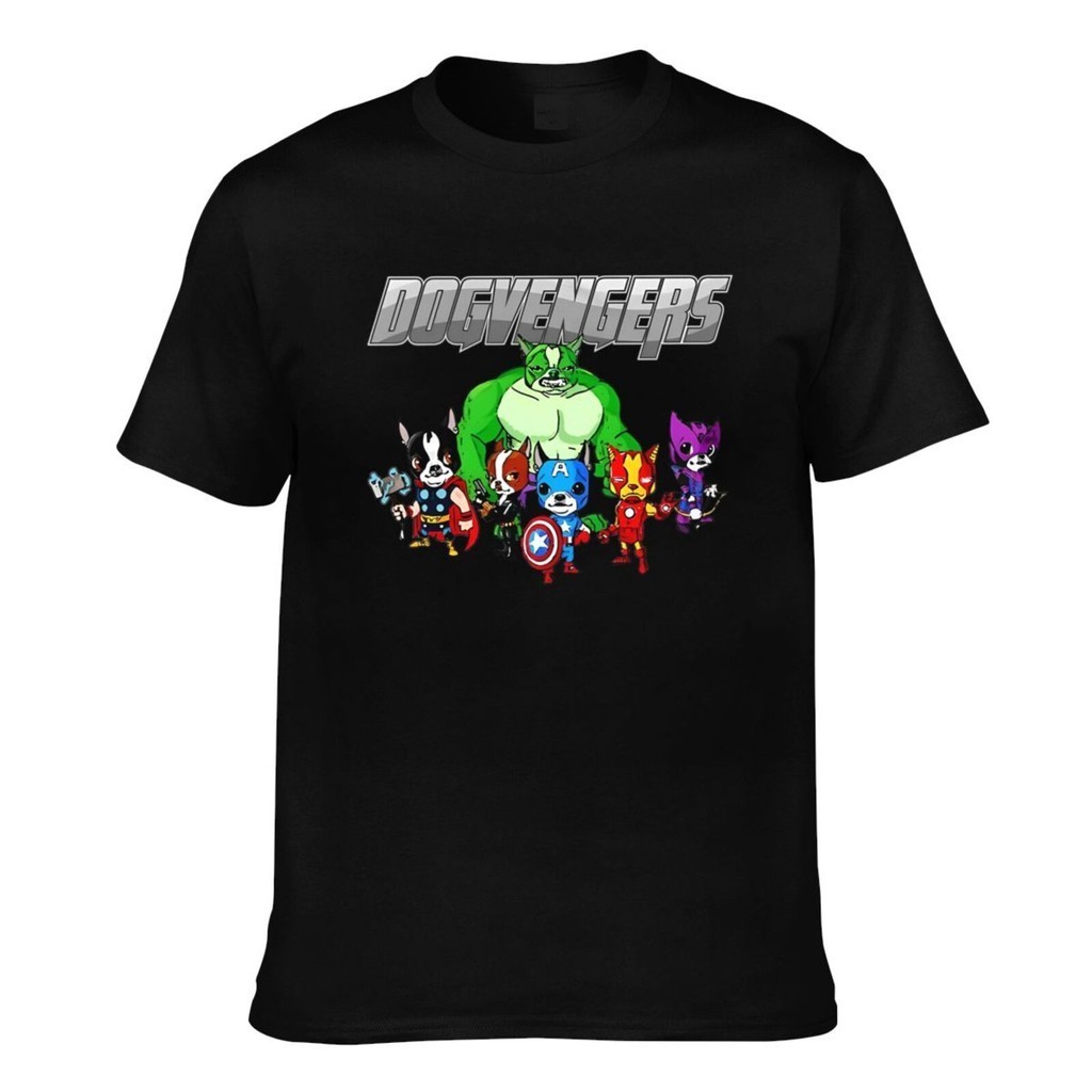 Dog Avengers Marvel Avengers Endgame เสื้อยืดสั่งทํายอดนิยม Man