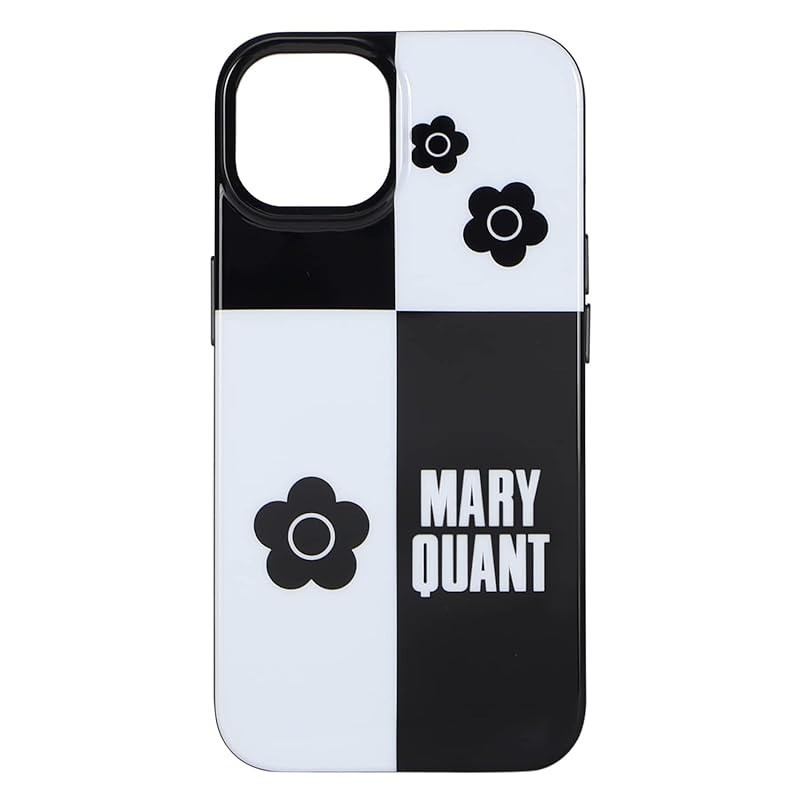 【Direct from Japan】MARY QUANT MARY QUANT iPhone 14 13 Phone Case Thin Floral Pattern Cell Phone IPhone Women's MARY QUANT MONOTONE DESIGN HYBRID CLEAR CASE Black Black IP14-MQ13 Black/White