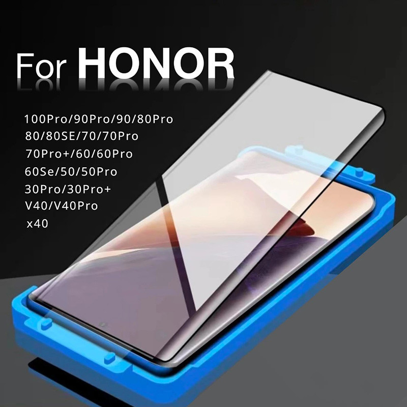 2pcs ฟิล์มเซรามิคสําหรับ Honor 300 Ultra/Pro 200 400 Pro 90 Pro 100 Pro 60/80 70 Pro Plus Honor Power X60 GT X60i ป้องกันหน้าจอเต็มโค้ง HD ฟิล์มกระจกนิรภัยไม่แก้ว