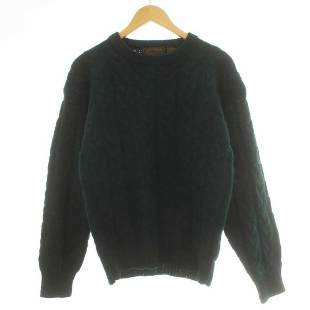 EDDIE BAUER EDDIE BAUER KNIT SWEATER CABLE KNIT GREEN Direct from Japan Secondhand