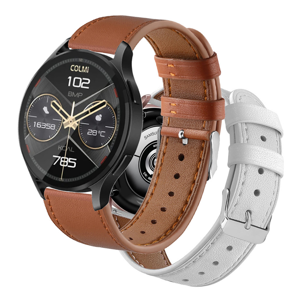 สายนาฬิกาหนังสําหรับ COLMI i28 Ultra สมาร์ทวอท์ชเปลี่ยนสายหนังสําหรับ COLMI i28 Ultra สมาร์ทวอท์ชสาย