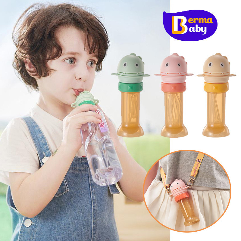 Berma Baby อะแดปเตอร์ฝาครอบขวดน้ําดื่ม พร้อมหลอดดูด สําหรับเด็กวัยหัดเดิน สามารถพกพาไปได้ทุกที่สะดวกมาก