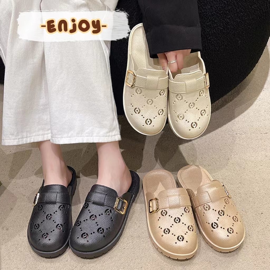 🍓EnJoy🍓 พร้อมส่ง (TO-2258)2024 รองเท้าลำลอง สไตล์เกาหลีพื้นนุ่ม ใส่สบาย