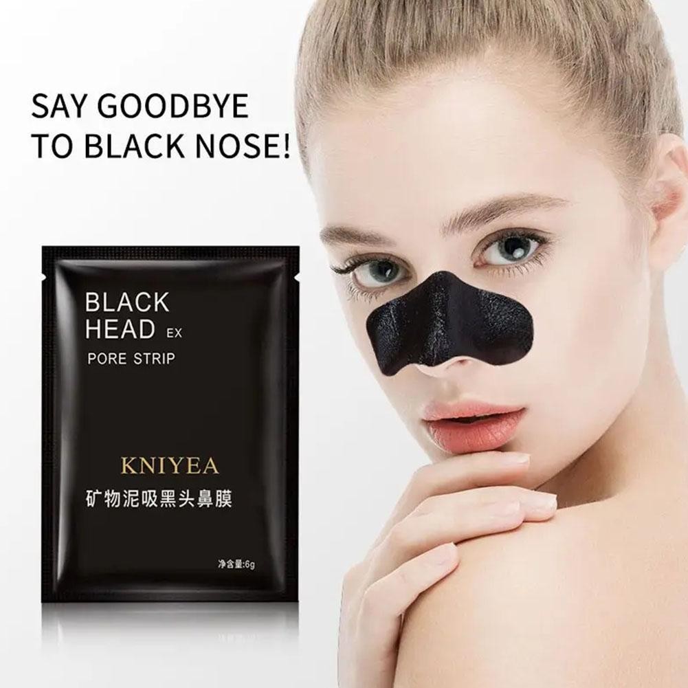 Nose Blackhead Remover Mineral Mud Mask Deep Pore Cleaner Remover Head Black Cleaning Peel Mask S9Z4