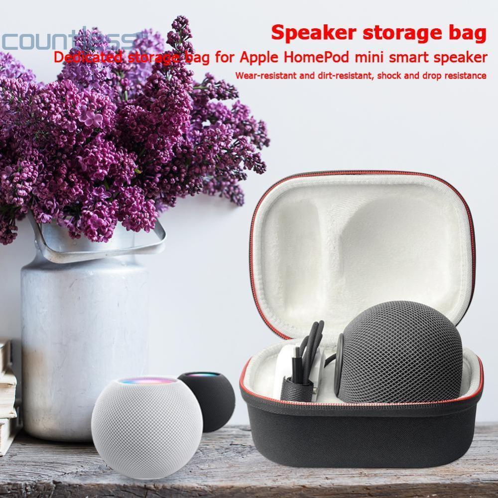 Smart Speaker Storage Hard Shell Protective Carrying Bag สําหรับ Apple HomePod Mini [countless.th ]