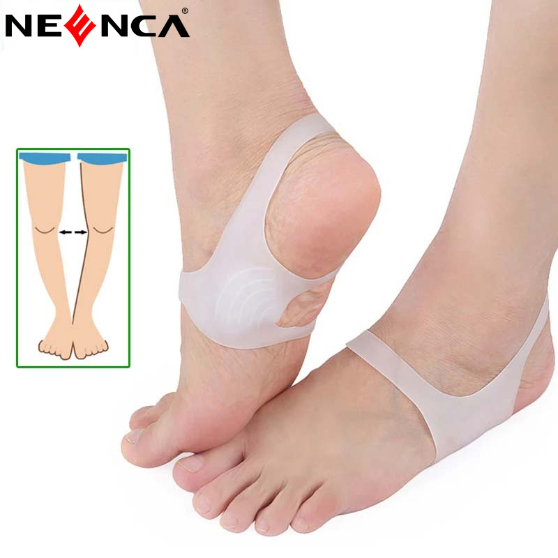 Neenca O-ประเภทเท ้ าแก ้ ไขพื ้ นรองเท ้ าไม ่ มีรองเท ้ าลื ่ นสําหรับผู ้ ชายและผู ้ หญิงซิลิโคน Orthopedic Insoles Foot Care เครื ่ องมือบรรเทาอาการปวด
