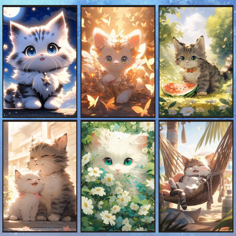 📣พร้อมส่ง📣【Cute Cat】jigsaw puzzle-จิ๊กซอว์-300-1000-ชิ้น- ชิ้นของเด็ก จิ๊กซอว์ไม้ 1000 ชิ้น จิ๊กซอว์ 1000 ชิ้นสำหรับผู้ใหญ่ จิ๊กซอ จิ๊กซอว์ 500 ชิ้น🧩51-17 จิ๊กซอว์ 1000 ชิ้น สำหรับ ผู้ใหญ่ ตัวต่อจิ๊กซอว์ จิ๊กซอว์ การ์ตูน