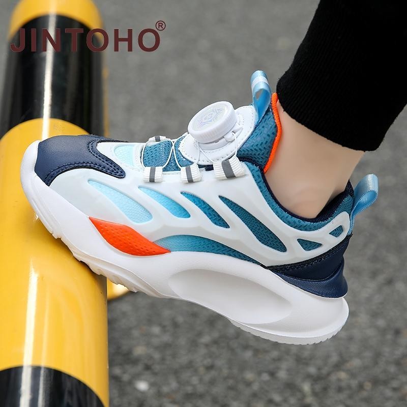 Jintoho 2023 สาวใหม่รองเท้าวิ่งสบาย Jogging Walking Trainers สําหรับเด็กด้านล่างนุ่มเด็กกีฬารองเท้าสีดํารองเท้าโรงเรียน