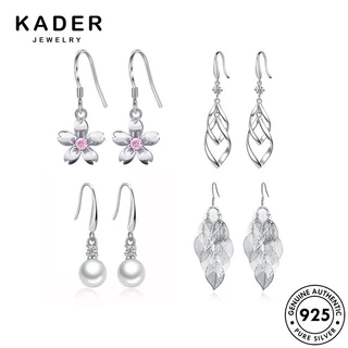 KADER JEWELRY เพชร แฟชั่น แท้ ตุ้มหู 925 ผู้หญิง ต่างหู ห่วง เงิน M142