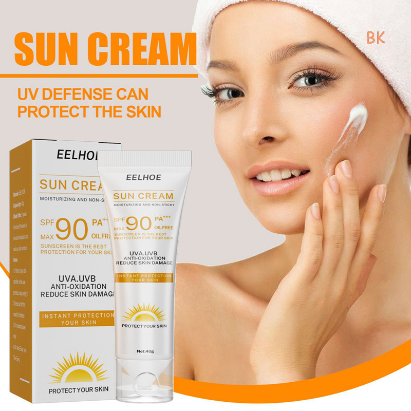 Bk 40g SPF 90 Facial Body Sunscreen Whitening Sun Cream Sunblock Skin Protective Cream Anti Sun Facial Protection Cream