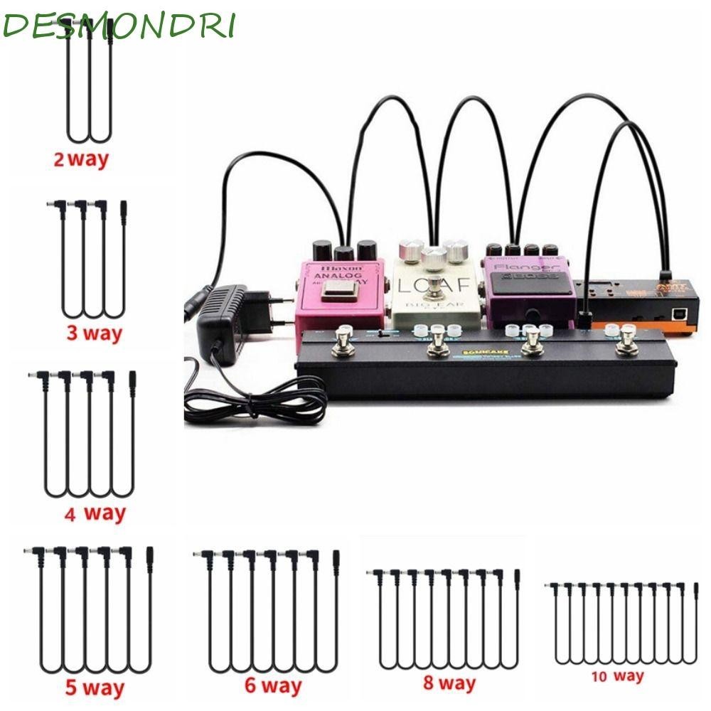 เดสันดีริ สายโซ่เดซี่,1ถึง2 3 5 6 8 10วิธี1ถึง8กีตาร์เหยียบสายไฟ,กีตาร์ผลอุปกรณ์เสริมสายไฟ9โวลต์ กระแสตรง พีวีซีกีตาร์เหยียบโซ่อุปกรณ์กีตาร์